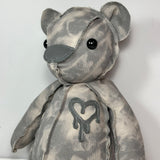 Handmade Inside-Out Bear 18" PUTTY