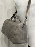 SAMPLE Brown Leather Duffle Bag