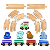 STRAUB Wooden Train Playset