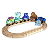 STRAUB Wooden Train Playset