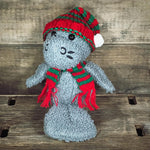 Festive Holiday Manatee Plush 6"