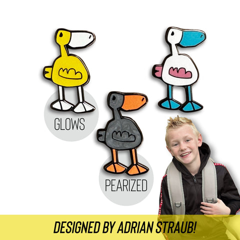 DUCK Enamel Pin by Adrian Straub