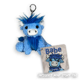 BABE THE BLUE OX 4.5" Plush Keychain w/Mini Story Tag