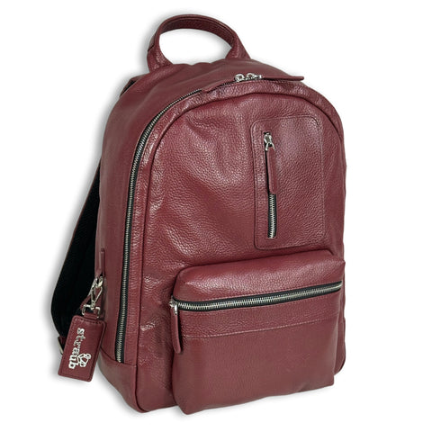 chris leather backpack VILLAGE II Leather Backpack – christopher straub collection