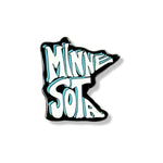 Retro Minnesota Enamel Pin