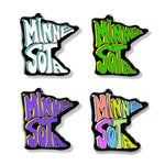 Retro Minnesota Enamel Pin