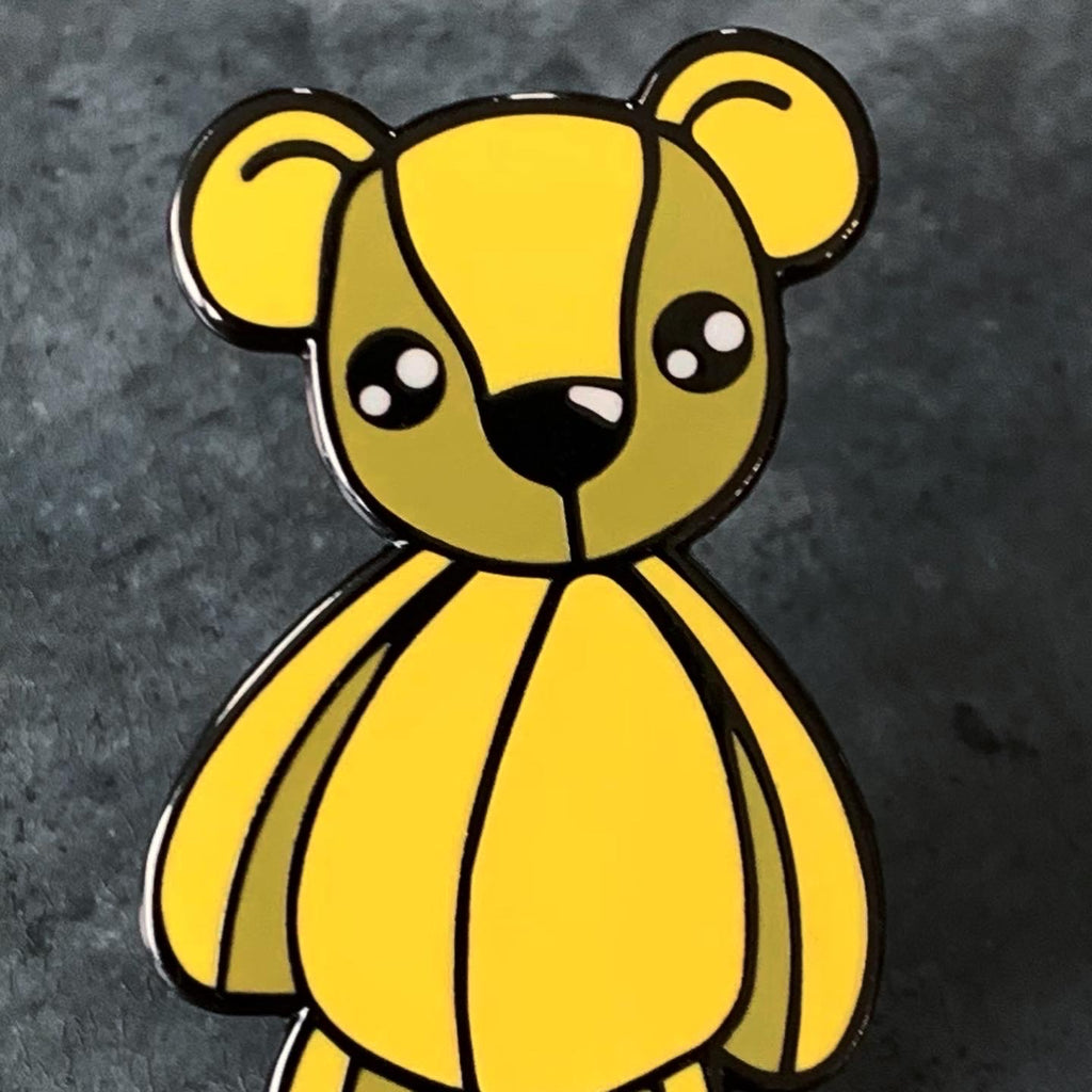 Inside-Out Bear Enamel Pin – christopher straub collection